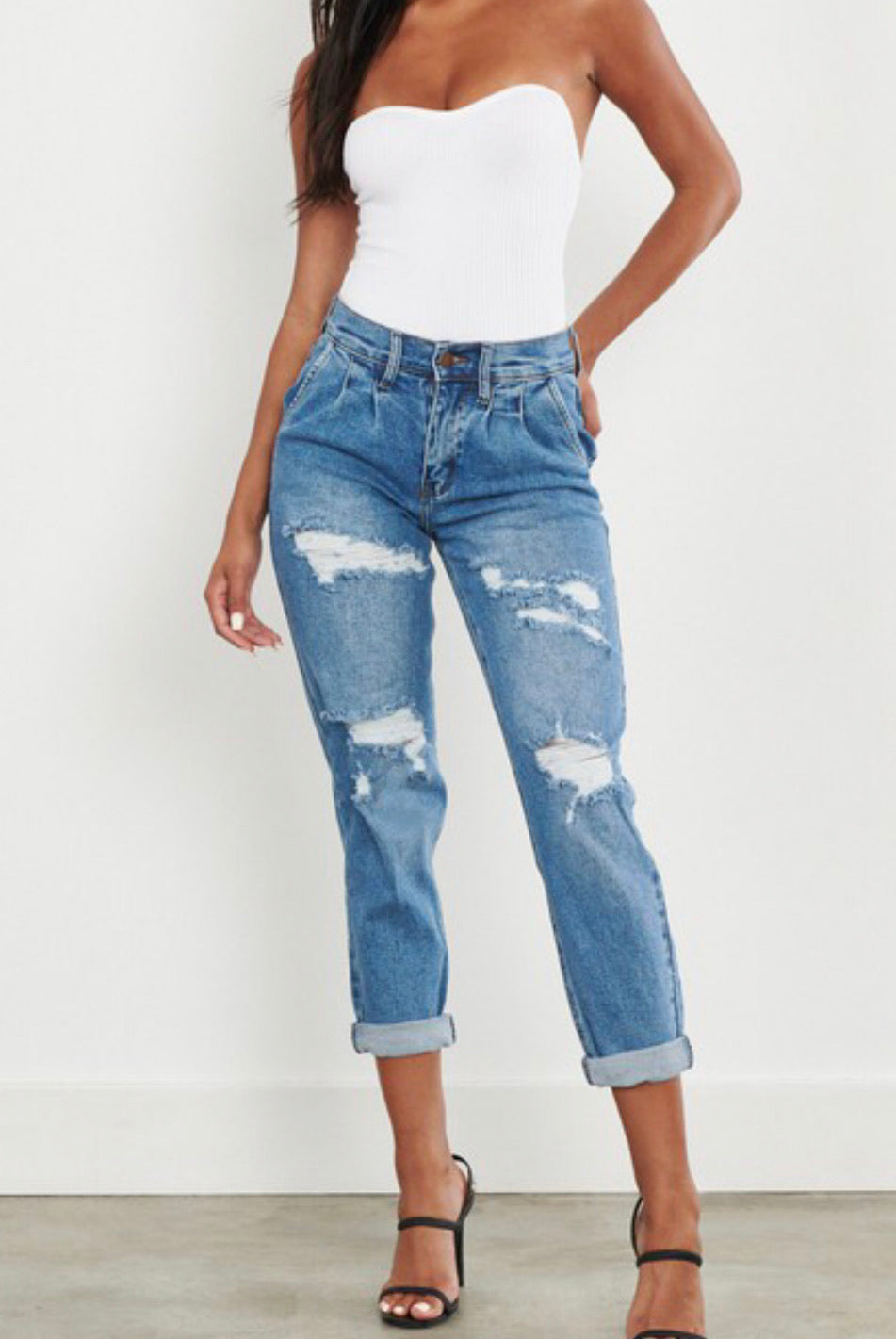 Vibrant Boyfriend Jeans